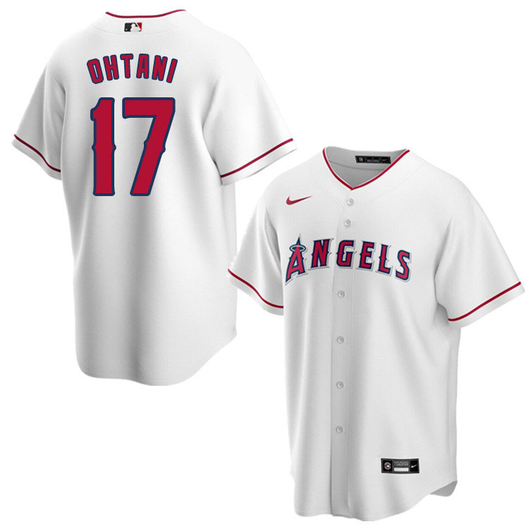 Nike Men #17 Shohei Ohtani Los Angeles Angels Baseball Jerseys Sale-White